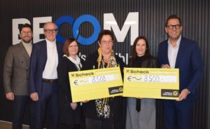 Heute (15.12.2025) durfte sich die Förderwerkstätte Oberpullendorf über eine großzügige Spende in der Höhe von 8 500 Euro von der Firma BECOM Electronics GmbH in Hochstrass sehr freuen.