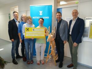 Spendenülbergabe der Team Plankraft ZT GmbH an Rettet das Kind